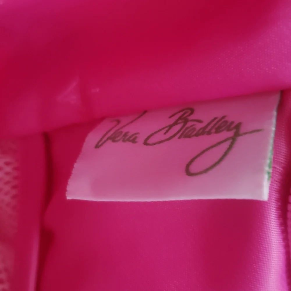 Vera Bradley Priscilla Pink Diaper Bag With Changing Pad